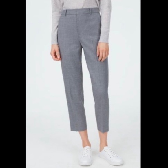 Club Monaco betia straight pant pantalons grey - Picture 10 of 10